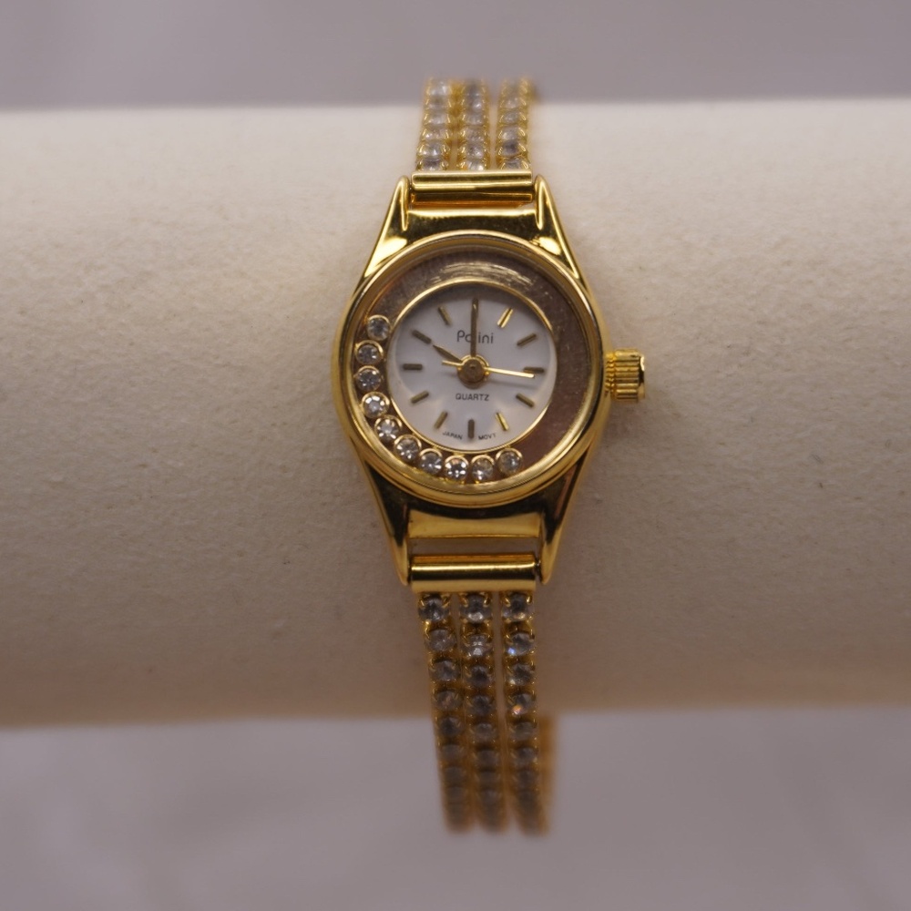 Dainty Diamond Style Polini Gold Bracelet Watch